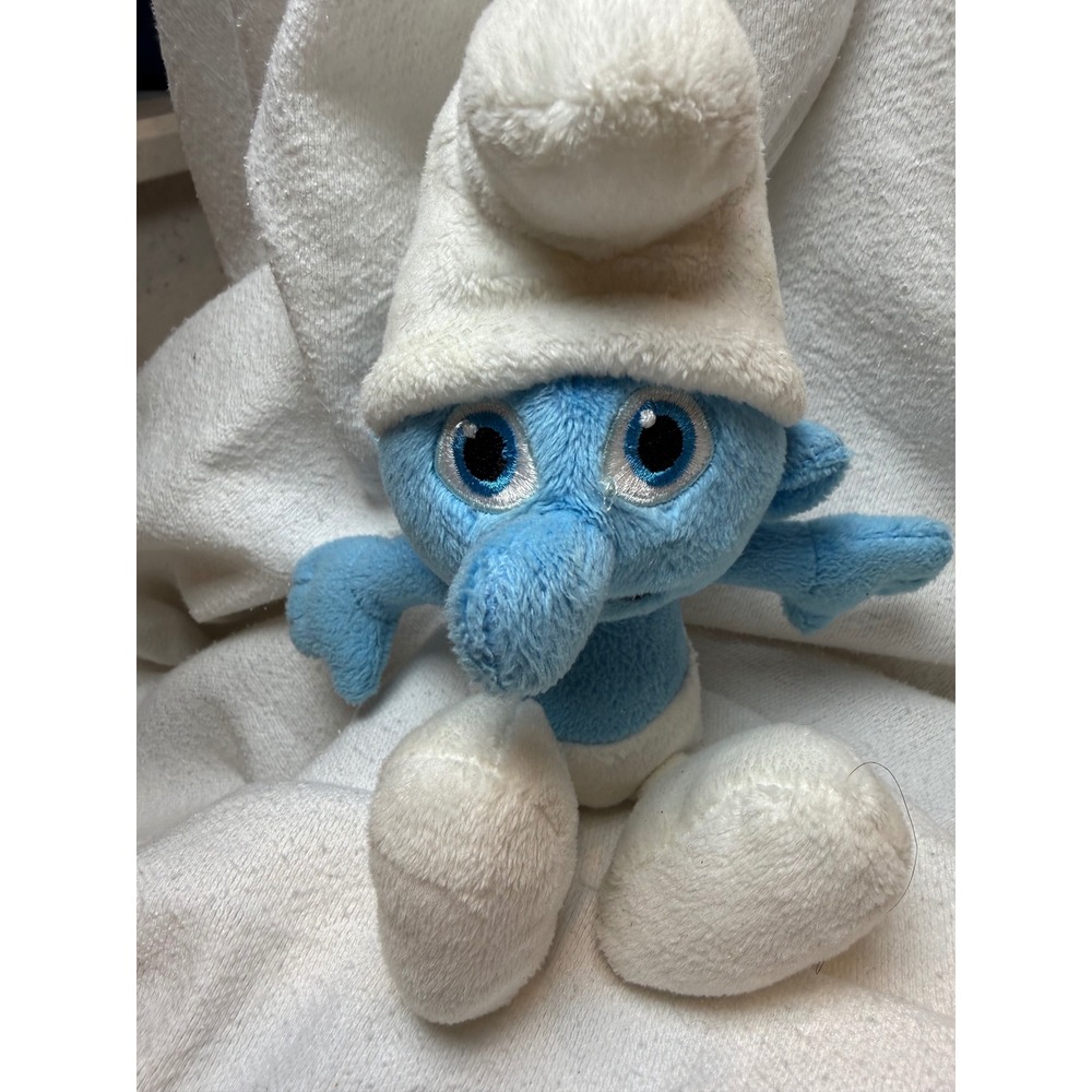 The Smurfs 2013 Movie‎ Jakks Pacific Blue Smurf Plush Stuffed Toy 8 Inch